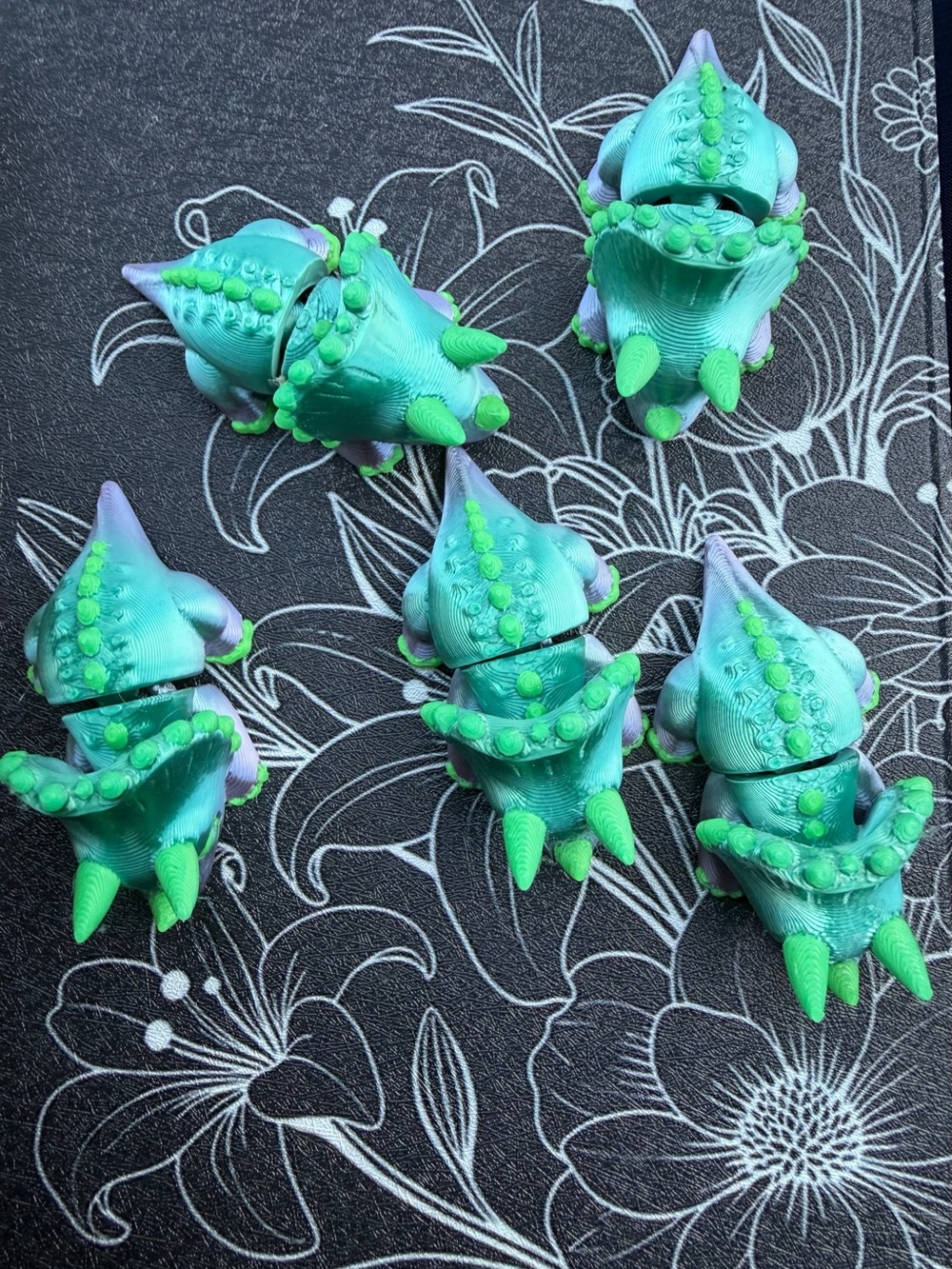 Triceratops 3D Printer movable toys
